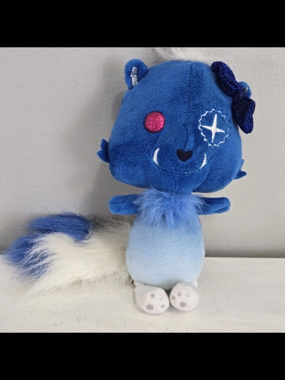 Monster High Rhuen Spectra’s Pet Freaky Fabulous Plush Ferret (Blue) 8” Tall